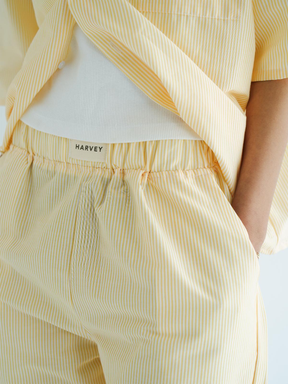 STRIPPED PANTS - YELLOW