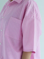 PINK BOXY STRIPED Shirt