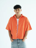 ORANGE BOXY STRIPED Shirt