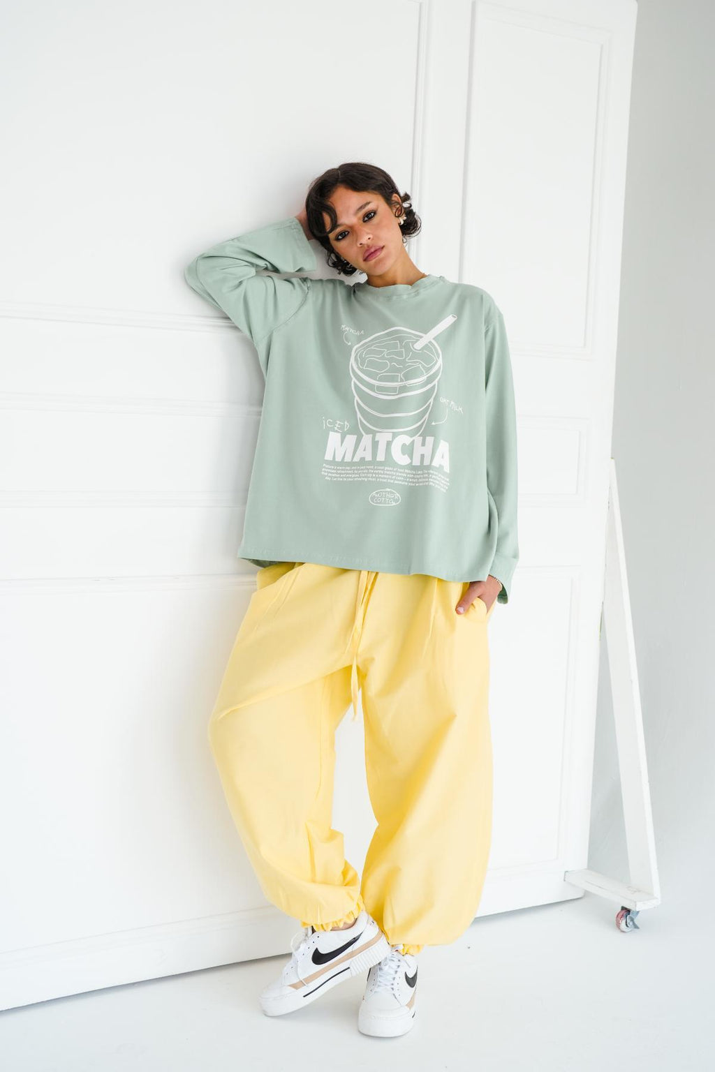 MATCHA TEE - MINT GREEN
