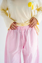 AIRY BALLON PANTS - Powder Pink