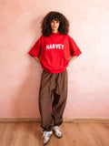 AIRY BALLON PANTS - Brown