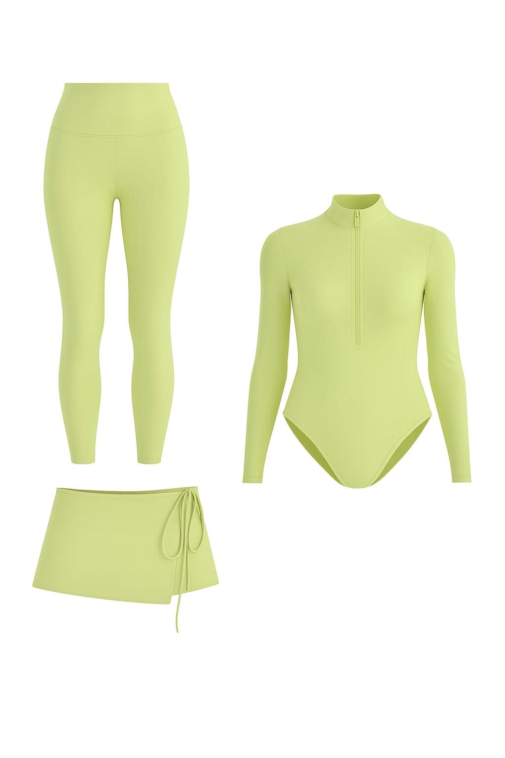 SWIM SET - LIGHT GREEN