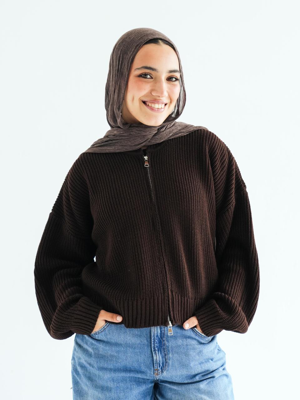 COZY SWEATER - BROWN