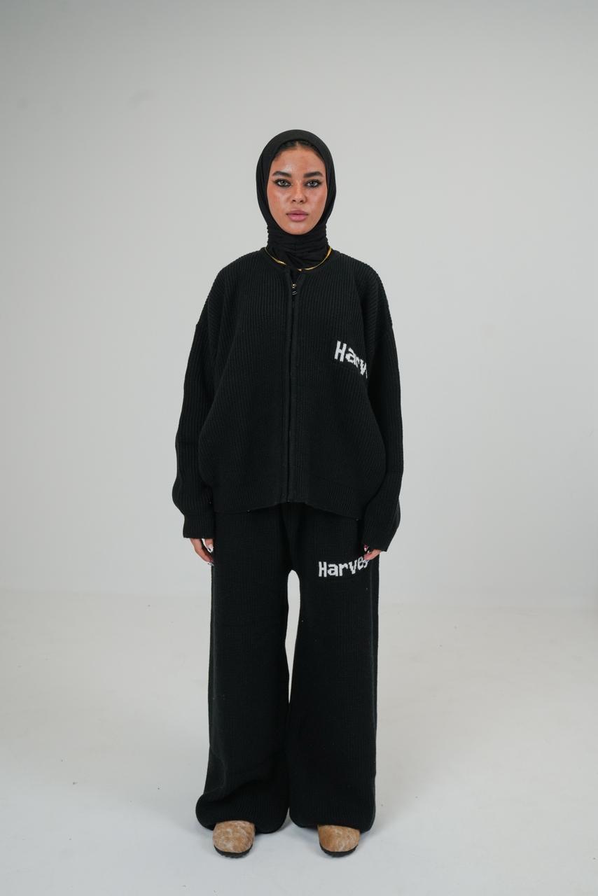 THE FLOW ZIP SET - BLACK