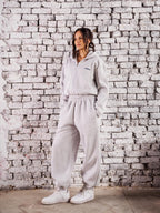 SOFT CROPPED SET - HEATHER Grey