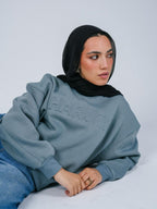 THE CHILL HOODIE - TEAL Blue