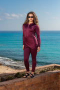 SWIM SET _ BURGUNDY