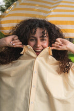 YELLOW BOXY STRIPED Shirt