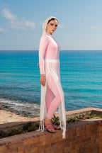 CROCHET SKIRT - OFF WHITE