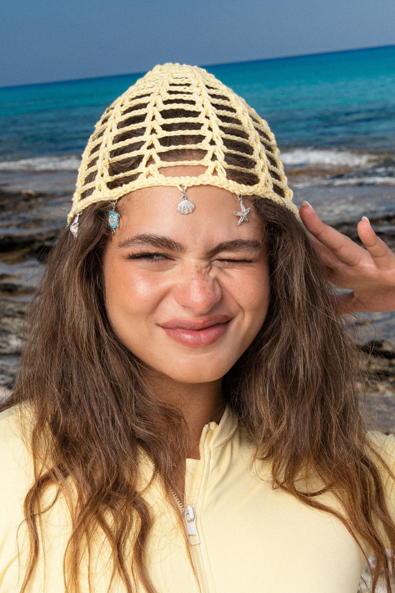 THE CHARM HEADPIECE - BUTTER YELLOW