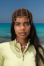 THE CHARM HEADPIECE - BROWN