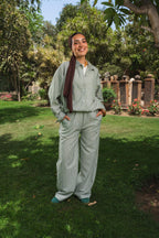 RELAXED STRIPE SET - Green