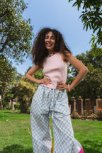 CLOUD GRID Pants