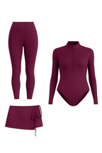 SWIM SET _ BURGUNDY